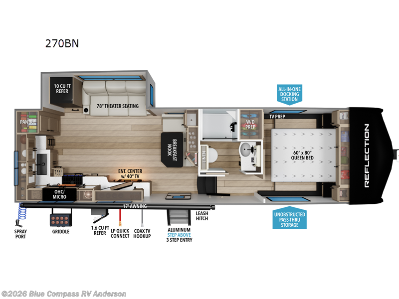 New 2027 Grand Design Reflection 150 Series 270BN available in Anderson, California
