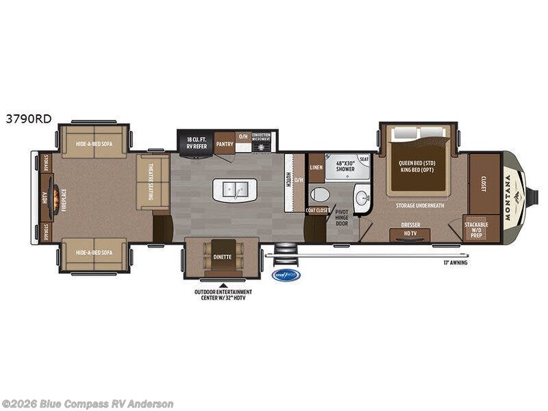 Used 2017 Keystone Montana 3790RD available in Anderson, California