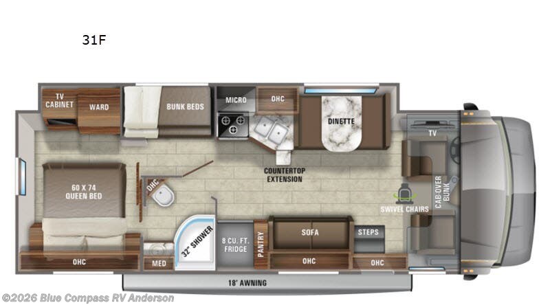Used 2021  Jayco Greyhawk 31F by Jayco from Blue Compass RV Anderson in Anderson, CA