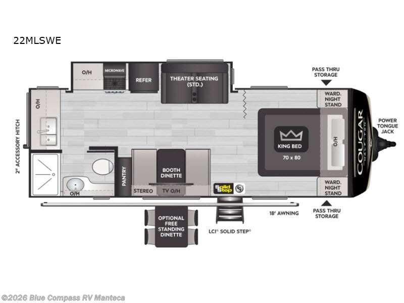 Used 2022 Keystone Cougar Half-Ton 22MLSWE available in Manteca, California