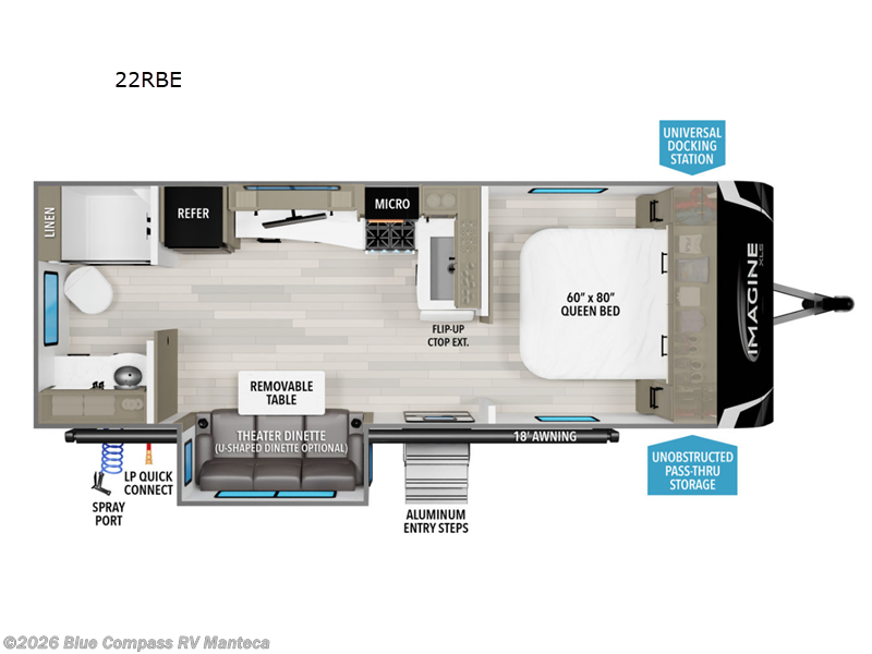 Used 2024 Grand Design Imagine XLS 22RBE available in Manteca, California