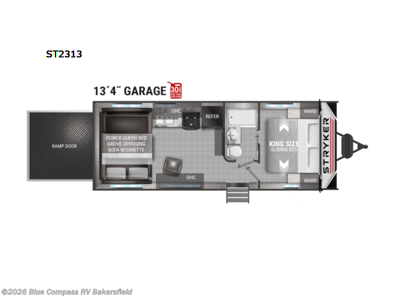 Used 2022 Cruiser RV Stryker ST2313 available in Bakersfield, California