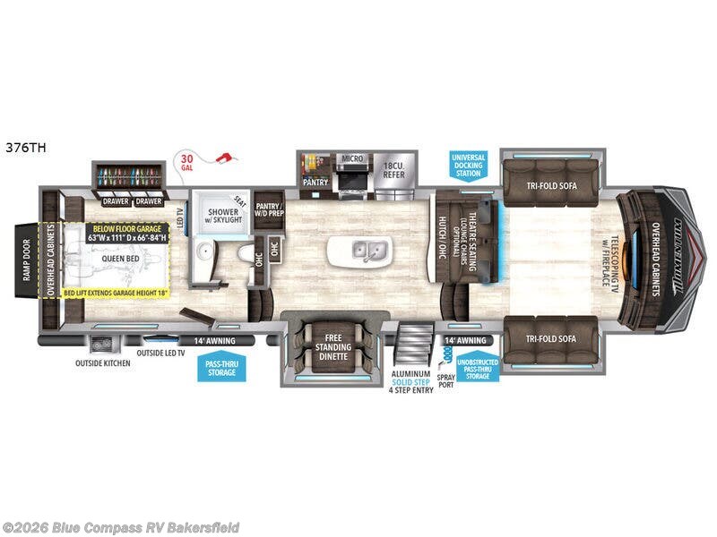 Used 2018 Grand Design Momentum 376TH available in Bakersfield, California