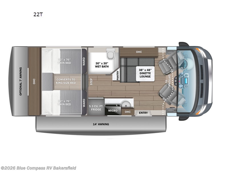 New 2027 Entegra Coach Condor 22T available in Bakersfield, California
