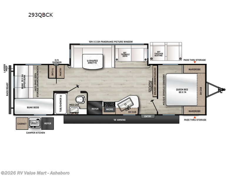 New 2026 Coachmen Catalina Legacy Edition 293QBCK available in Franklinville, North Carolina