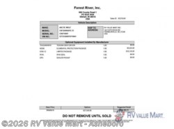 New 2026 Forest River Cherokee Arctic Wolf 3650SUITE available in Franklinville, North Carolina