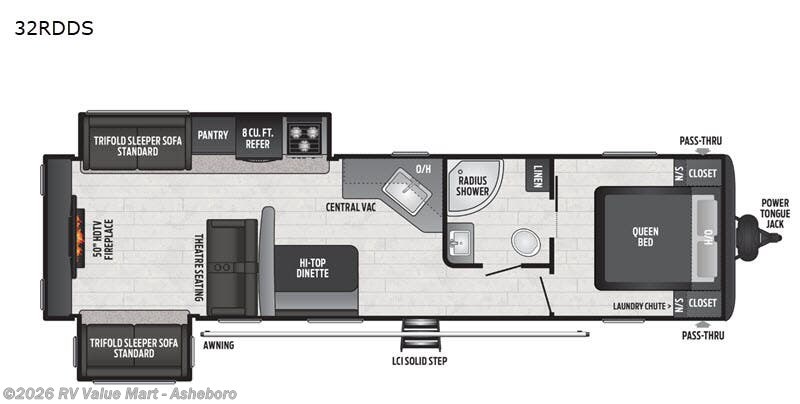 Used 2020 Keystone Hideout 32RDDS available in Franklinville, North Carolina