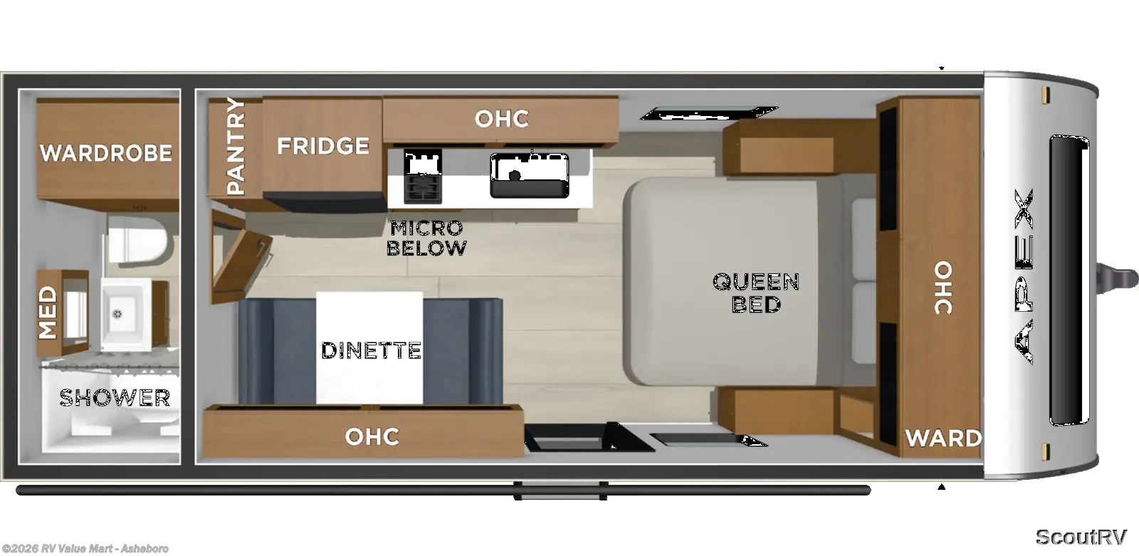 New 2027 Coachmen Apex Nano 187RB available in Franklinville, North Carolina