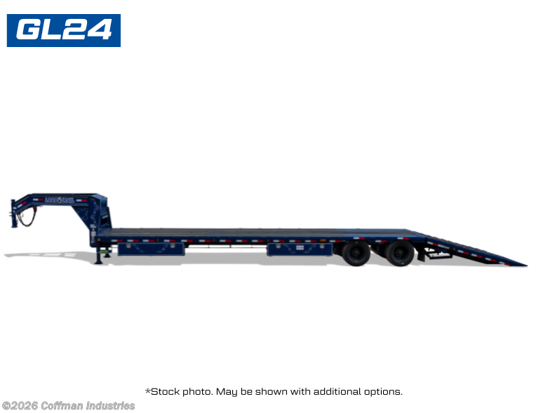 2027 Load Trail GL 102" x 32' Tandem Low-Pro Gooseneck w/Hyd. Dove Tr