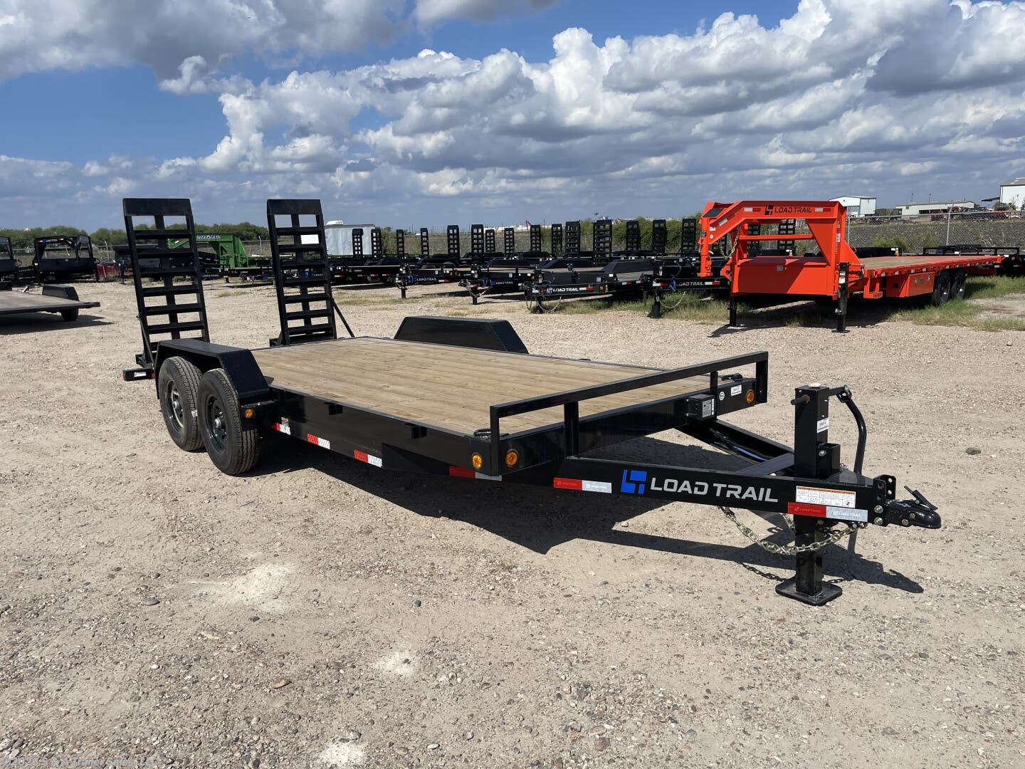 2025 Load Trail 83X18 LOWBOY STAND UP RAMPS 14K
