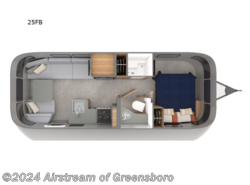 New 2024 Airstream Trade Wind 25FB available in Colfax, North Carolina