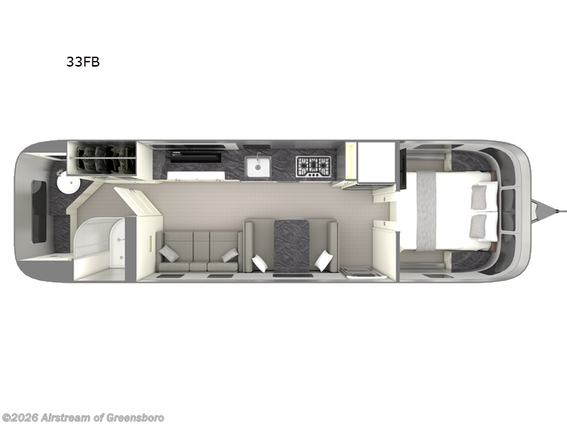 New 2026 Airstream Classic 33FB available in Colfax, North Carolina