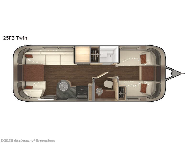 Used 2019 Airstream International Serenity 25FB (Front Twin Bed) available in Colfax, North Carolina