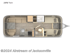 New 2024 Airstream Flying Cloud 25FB Twin available in Jacksonville, Florida