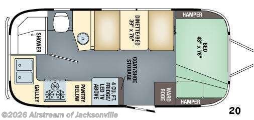 Used 2017  Airstream Flying Cloud 20 by Airstream from Airstream of Jacksonville in Jacksonville, FL