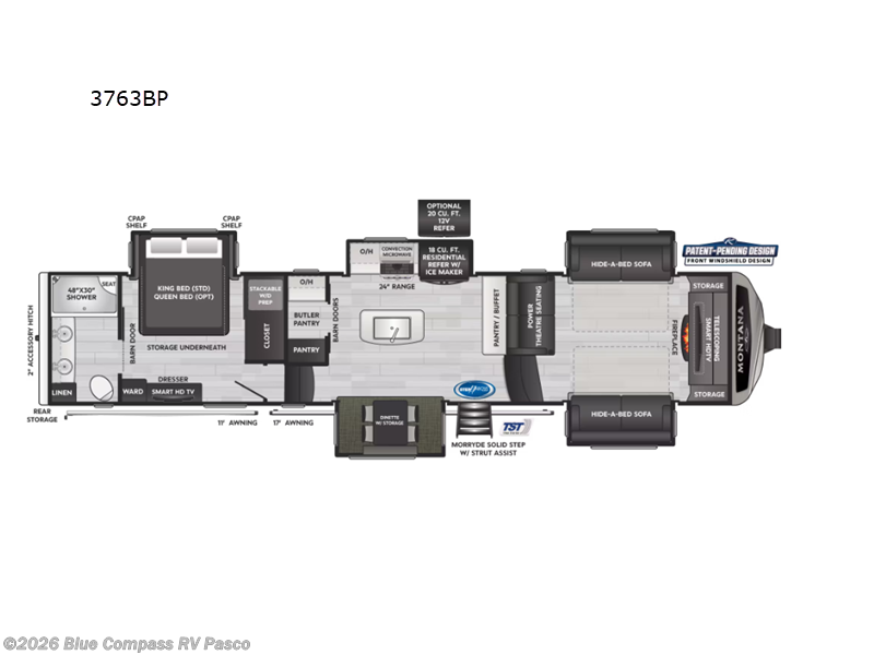 Used 2023 Keystone Montana 3763BP available in Pasco, Washington