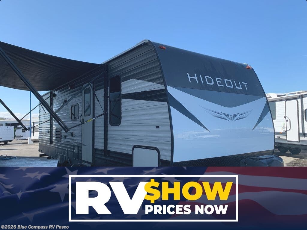 Used 2021  Keystone Hideout 26BHWE by Keystone from Blue Compass RV Pasco in Pasco, WA