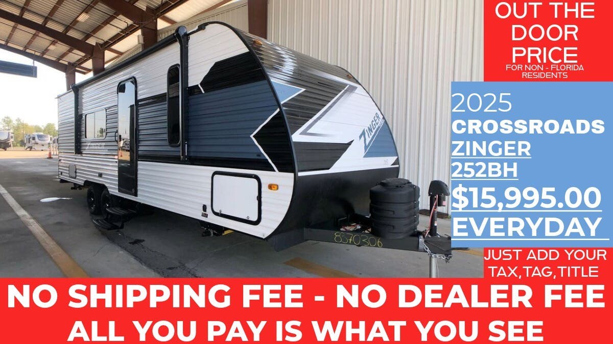 New 2025 CrossRoads Zinger 252BH available in Panama City, Florida
