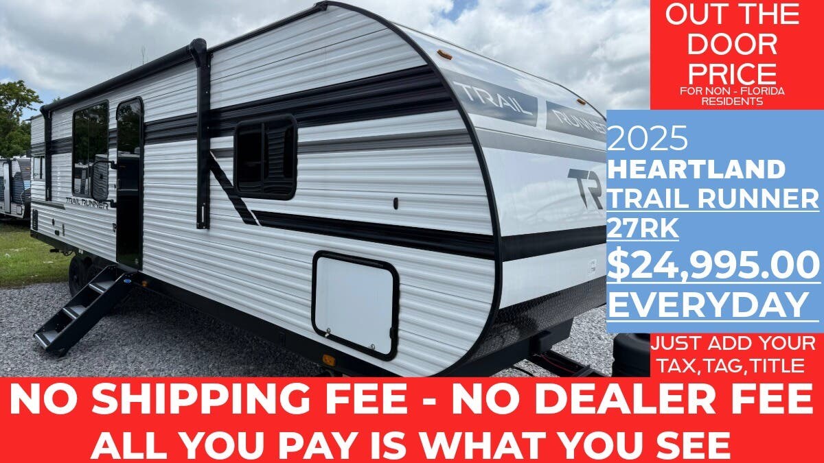 New 2025 Heartland Trail Runner 27RKS available in Panama City, Florida