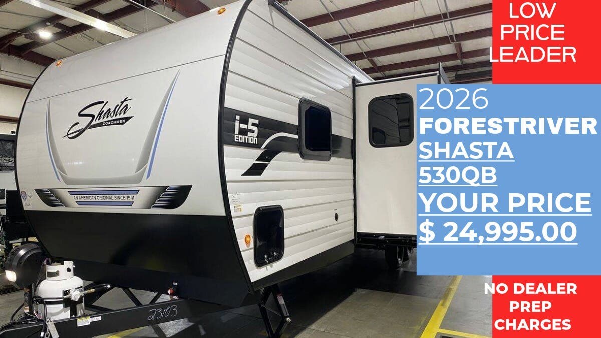 New 2026 Shasta I-5 530QB available in Panama City, Florida