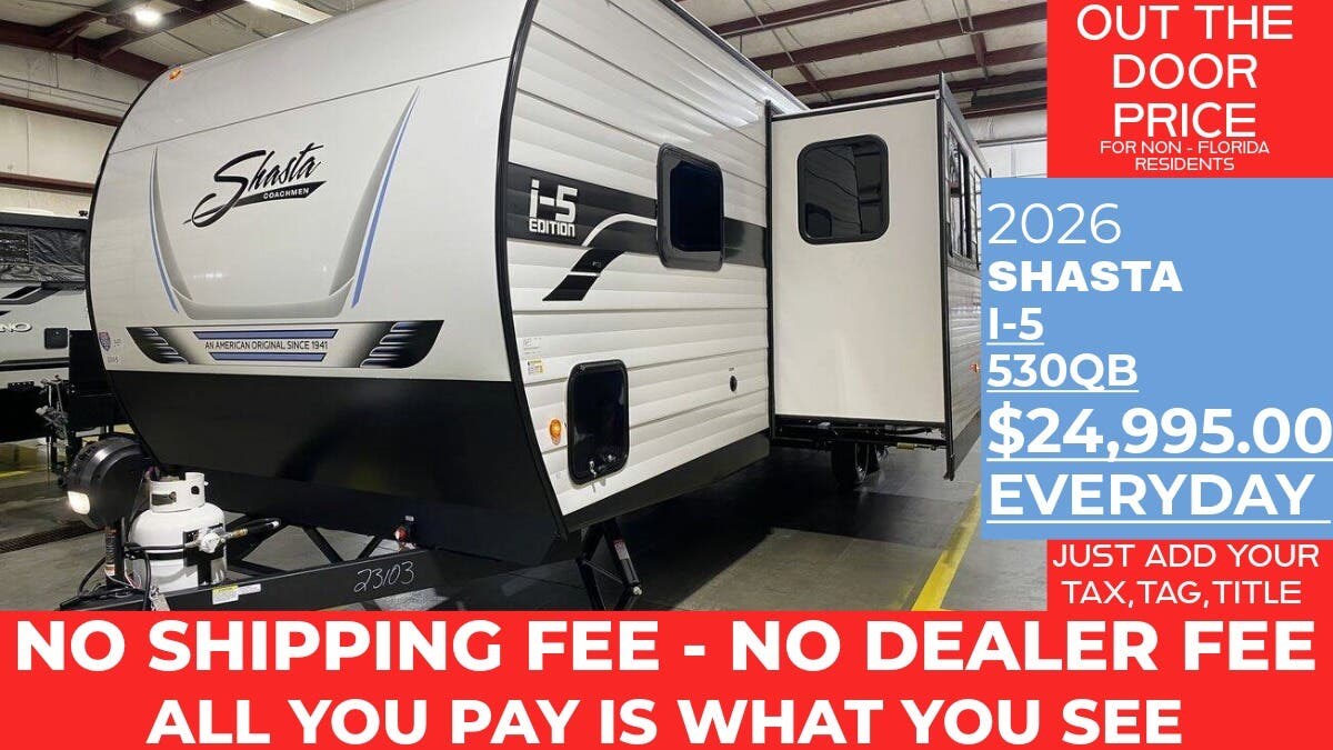 New 2026 Shasta I-5 530QB available in Panama City, Florida