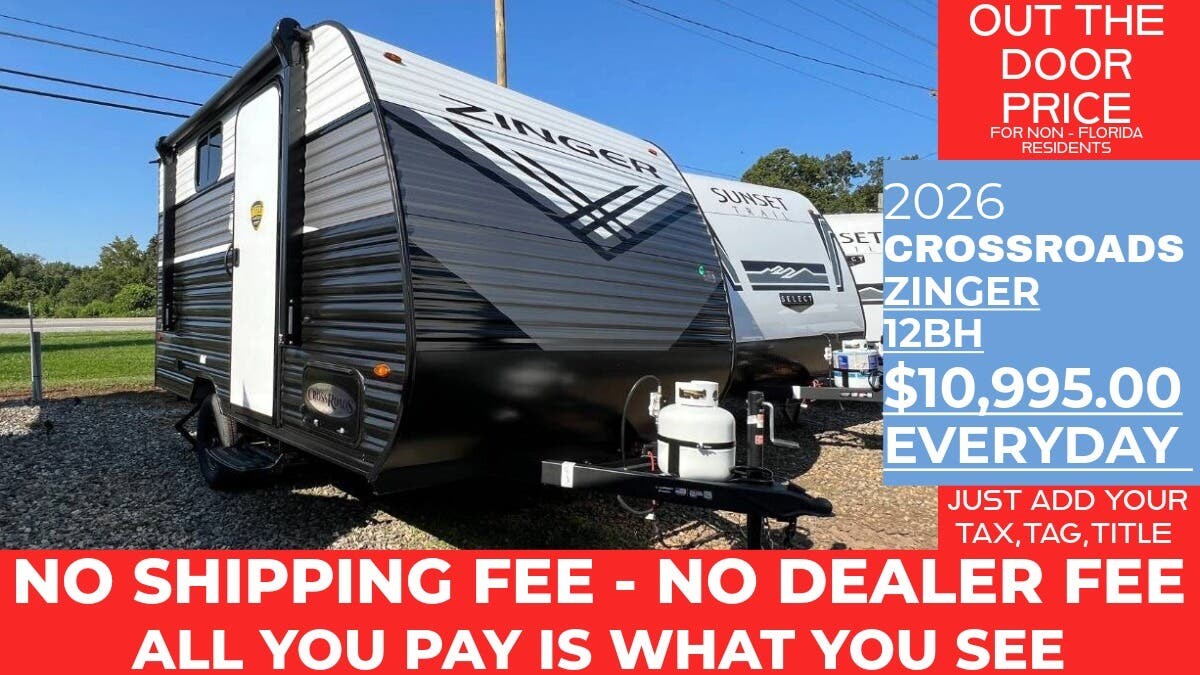 New 2026 CrossRoads Zinger Lite 12BH available in Panama City, Florida