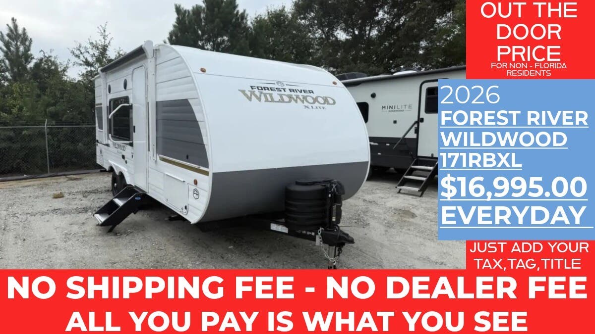New 2026 Forest River Wildwood X-Lite 171RBXL available in Panama City, Florida