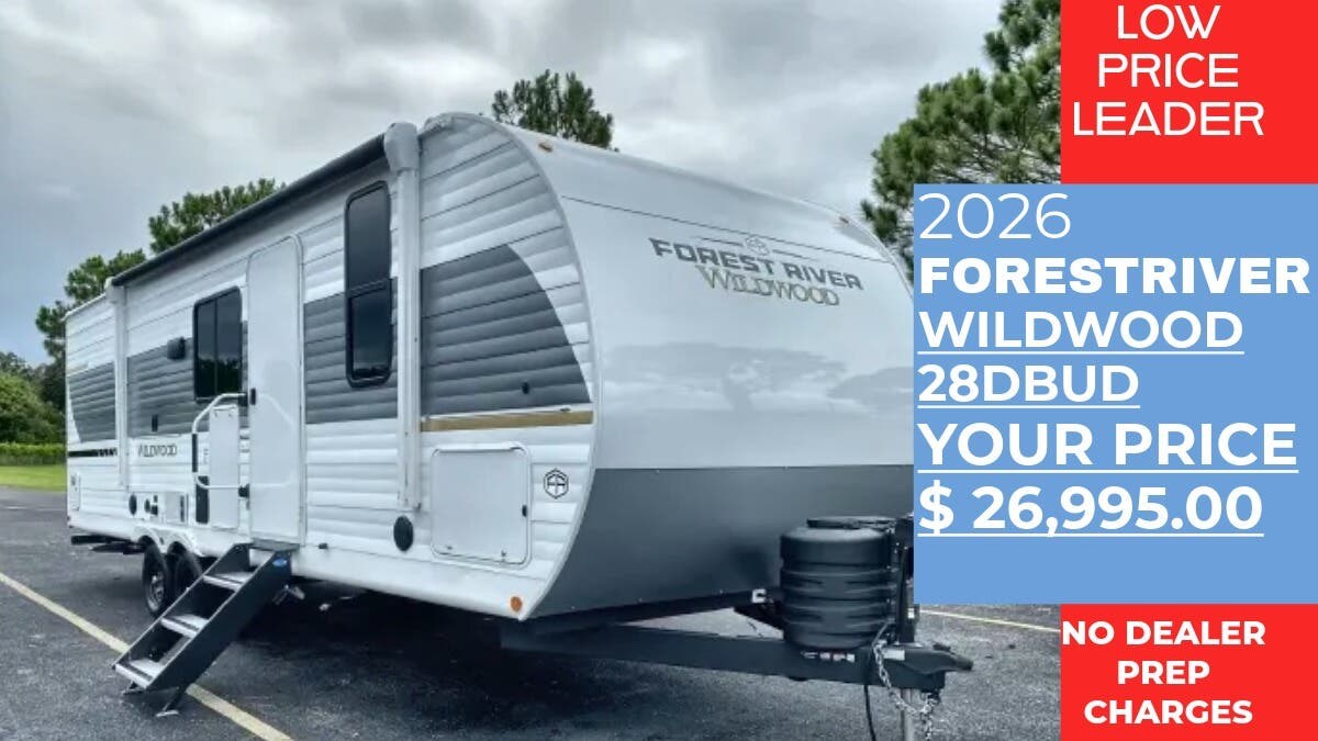 New 2026 Forest River Wildwood 28DBUD available in Panama City, Florida