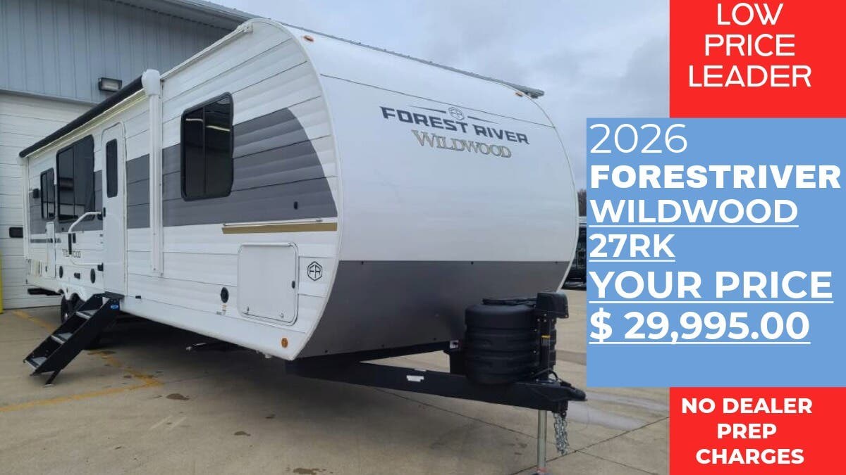 New 2026 Forest River Wildwood 27RK available in Panama City, Florida