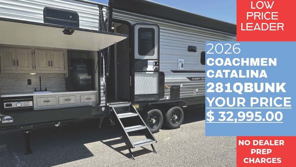 New 2026 Coachmen Catalina Summit Series 8 281QBUNK available in Panama City, Florida