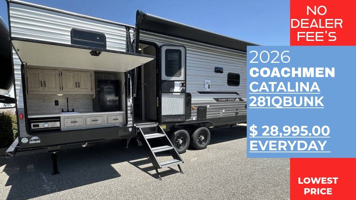 New 2026 Coachmen Catalina Summit Series 8 281QBUNK available in Panama City, Florida