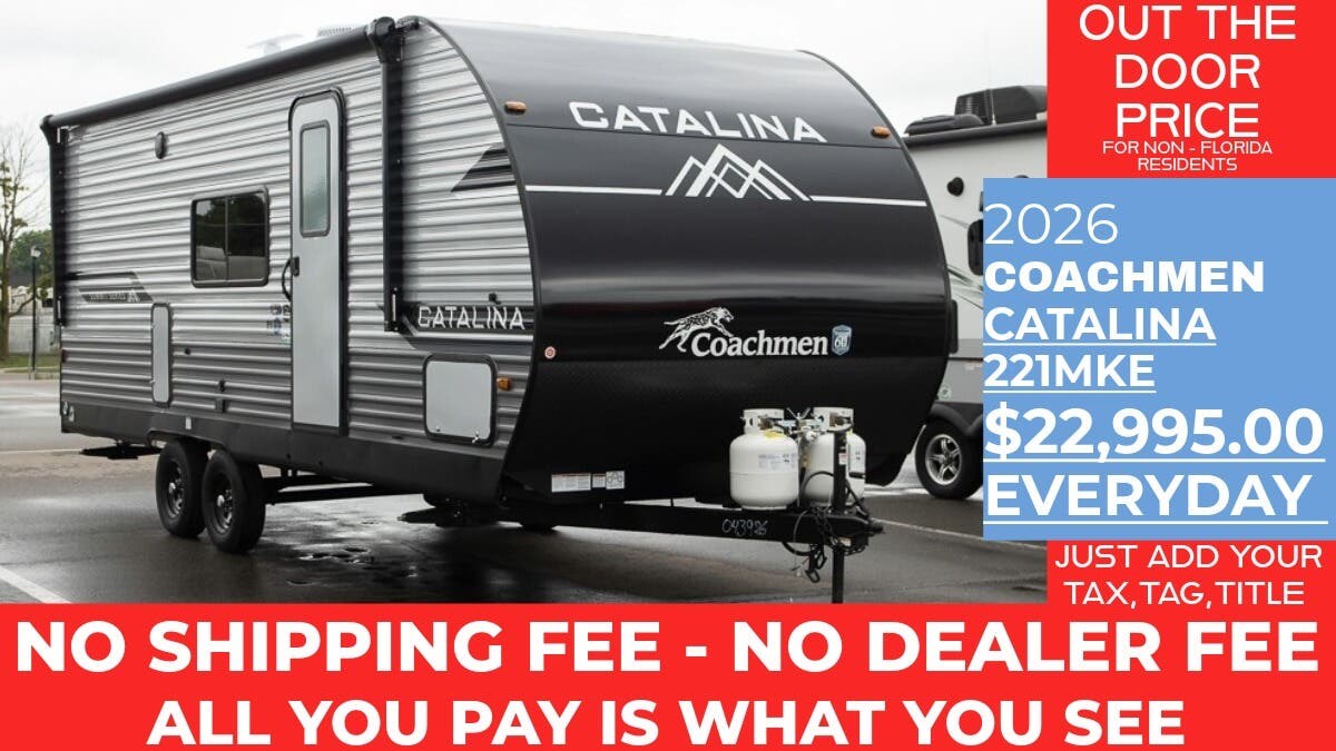New 2026 Coachmen Catalina Summit Series 8 221MKE available in Panama City, Florida