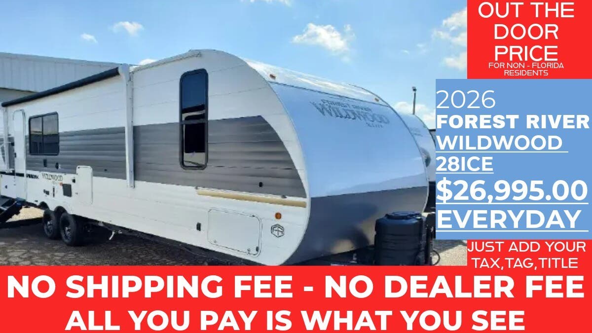 New 2026 Forest River Wildwood X-Lite 28ICE available in Panama City, Florida