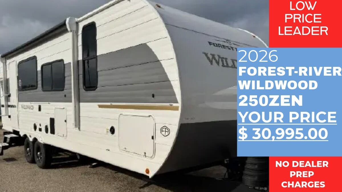 New 2026 Forest River Wildwood 250ZEN available in Panama City, Florida