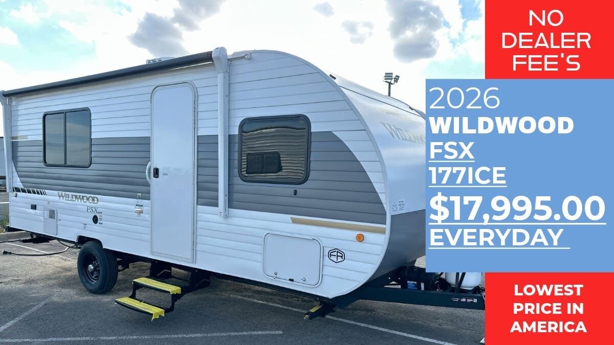 New 2026 Forest River Wildwood FSX 177ICE available in Panama City, Florida