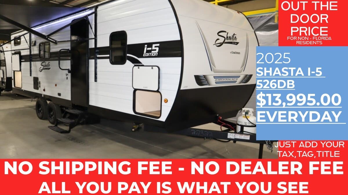 New 2025 Shasta I-5 526BH available in Panama City, Florida