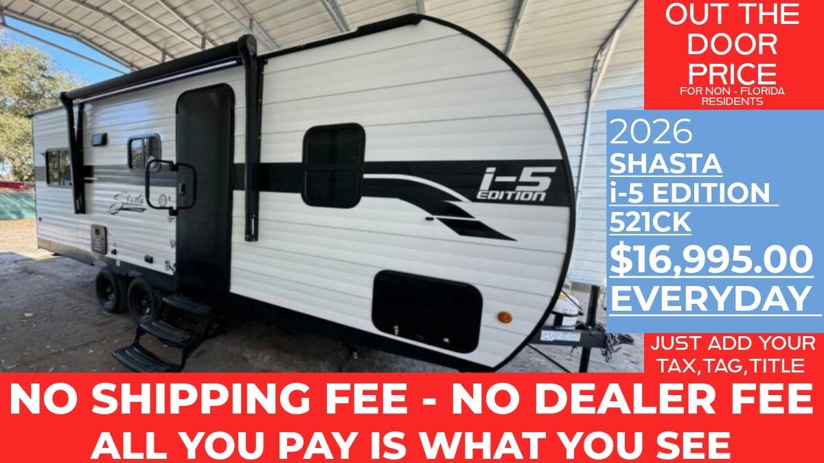 New 2026 Shasta I-5 521CK available in Panama City, Florida