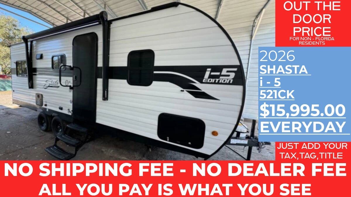 New 2026 Shasta I-5 521CK available in Panama City, Florida