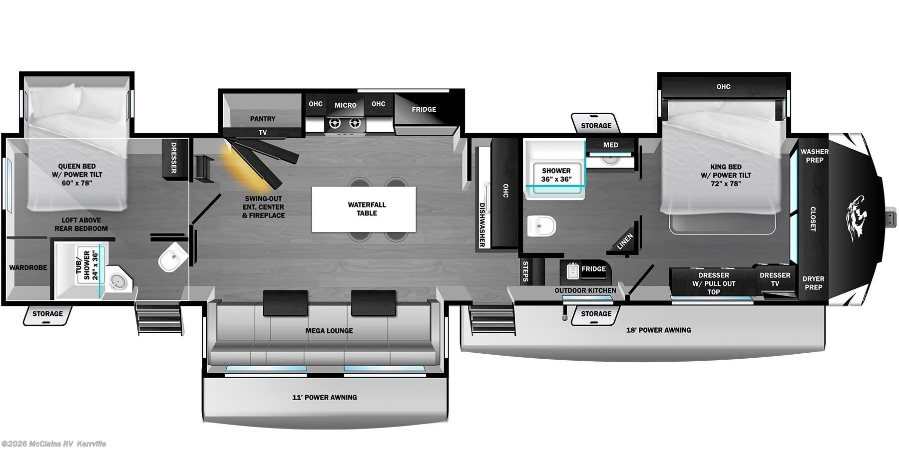 New 2026 Highland Ridge Open Range 3X 390TBS available in Kerrville, Texas