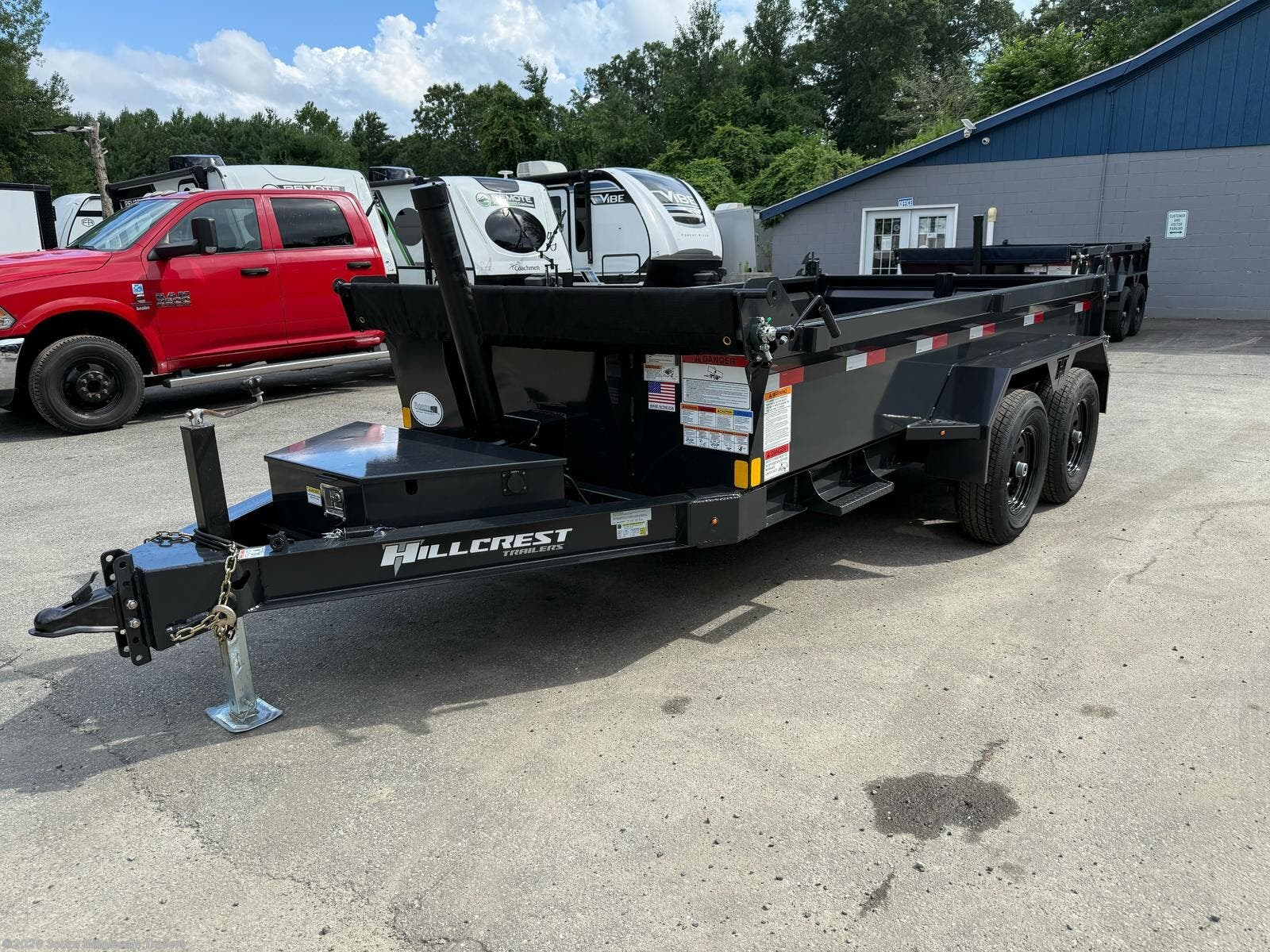 New 2026 Hillcrest Trailers  6X12 DUMP TRAILER – 10,000 GVWR | STANDAR Base available in Canterbury, Connecticut
