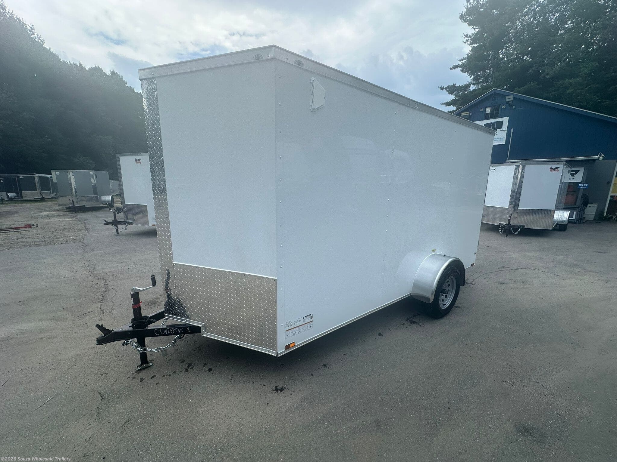 New 2025 Quality Cargo  6X12SA W/3" EXTRA HEIGHT Base available in Canterbury, Connecticut