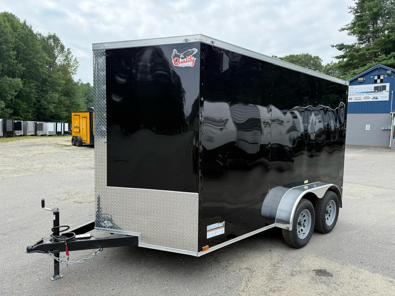 New 2025 Quality Cargo  7X12TA W/6" EXTRA HEIGHT Base available in Canterbury, Connecticut