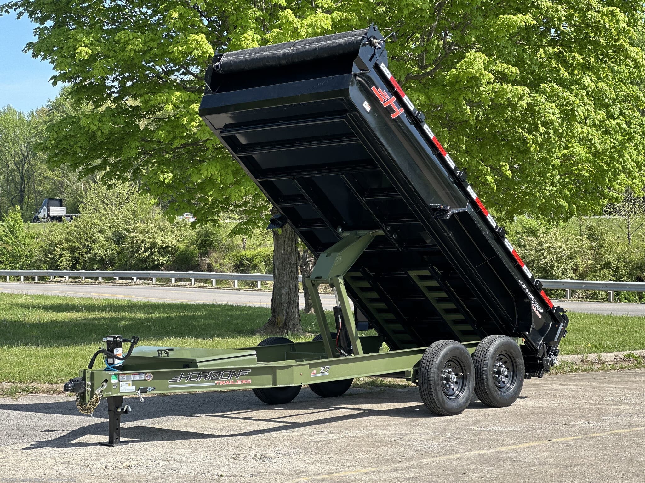 2025 Horizon Trailers LZ7 14K 14' Dump