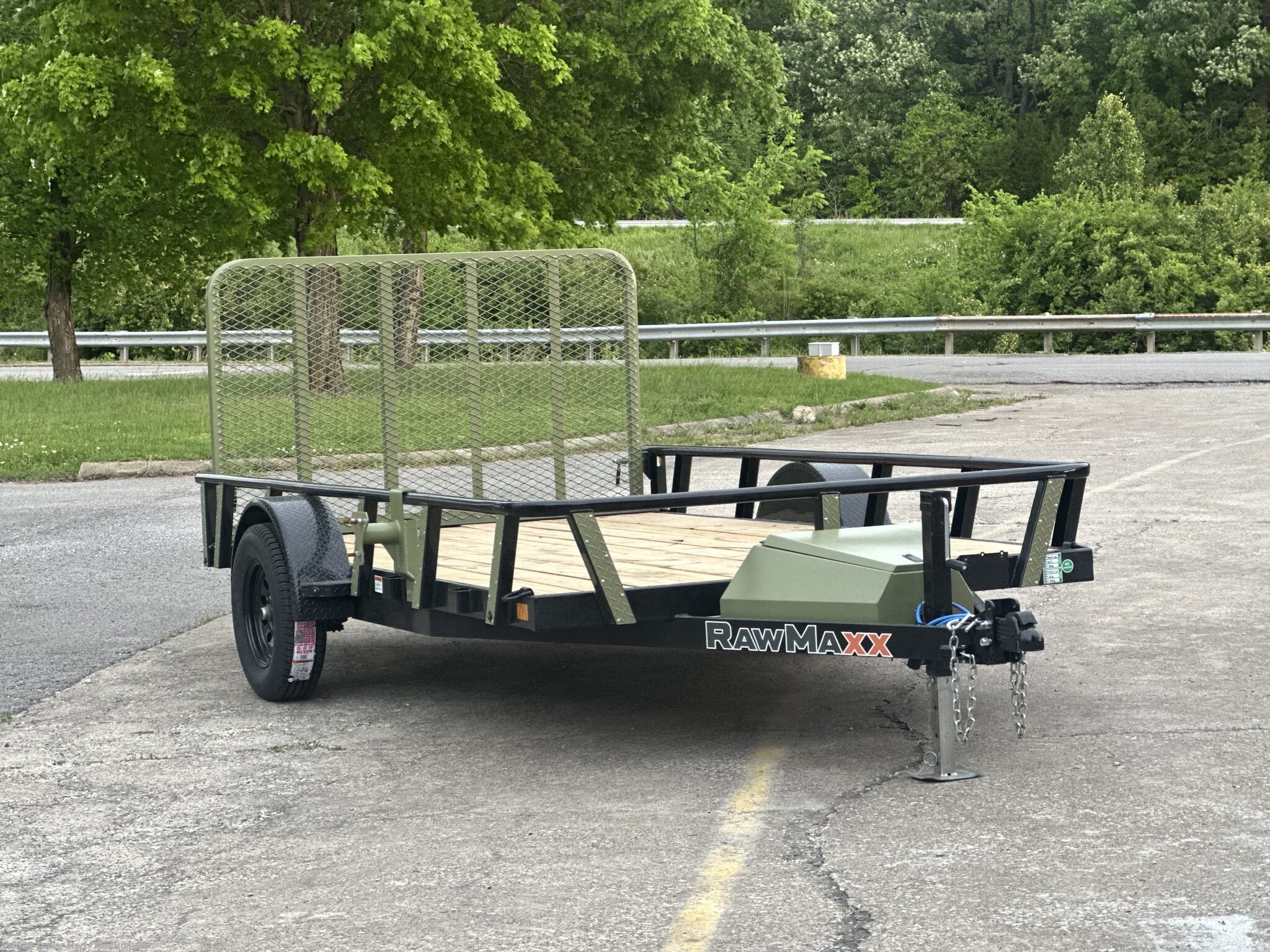 2025 RawMaxx 7x12 Rawmaxx UTX Open Utility Trailer