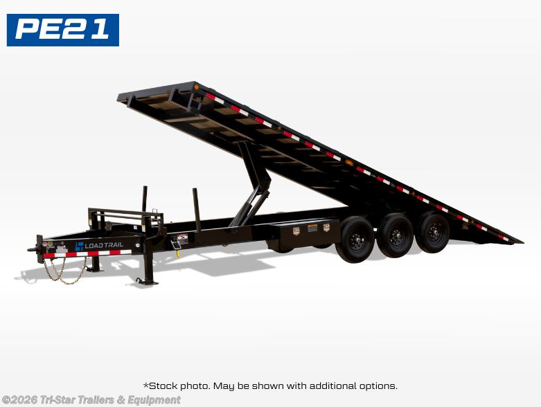 2025 Load Trail PE 102" x 30' Triple Pintle Hook Equipment Tilt Deck