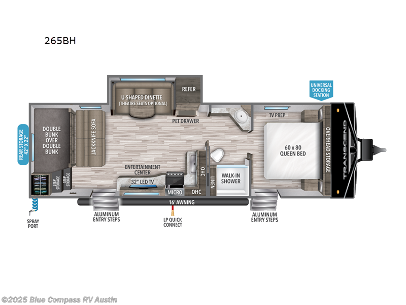 Used 2023 Grand Design Transcend Xplor 265BH available in Buda, Texas