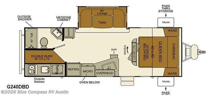 Used 2016 EverGreen RV I-GO G240DBD available in Buda, Texas