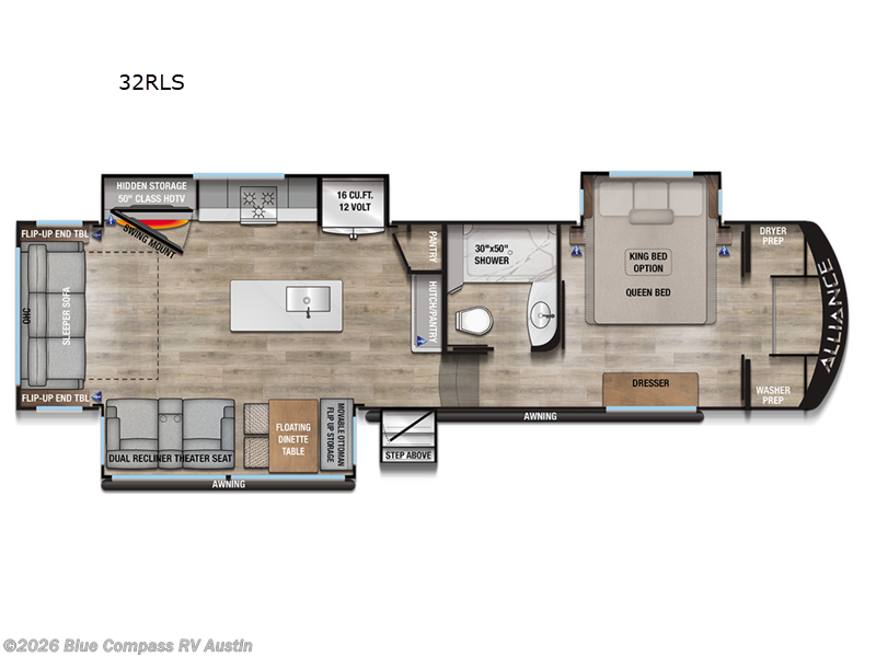 New 2026  Alliance RV Avenue 32RLS by Alliance RV from Blue Compass RV Austin in Buda, TX