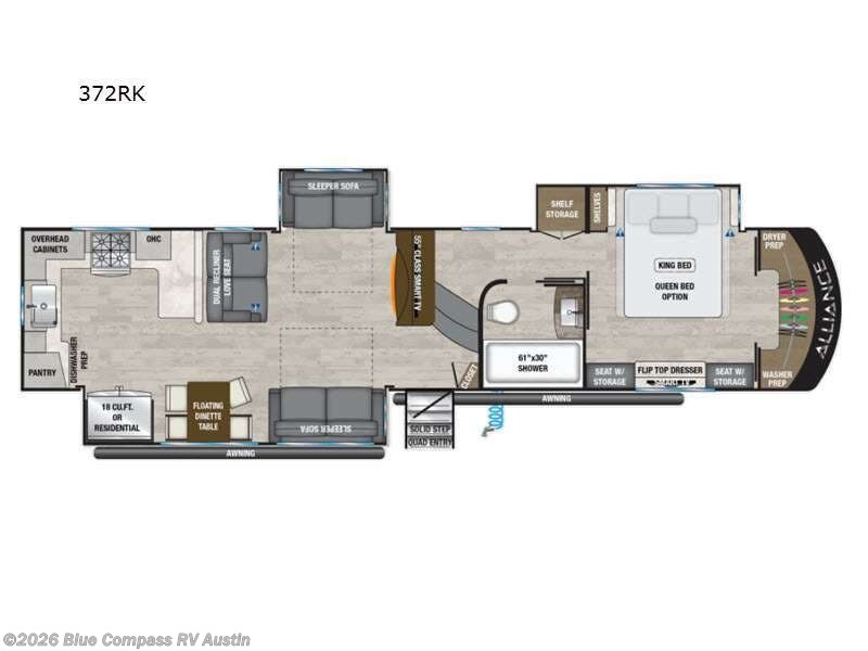 Used 2022 Alliance RV Paradigm 372RK available in Buda, Texas