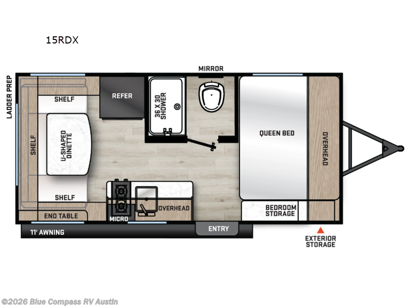 New 2027 Forest River Aurora Light 15RDX available in Buda, Texas